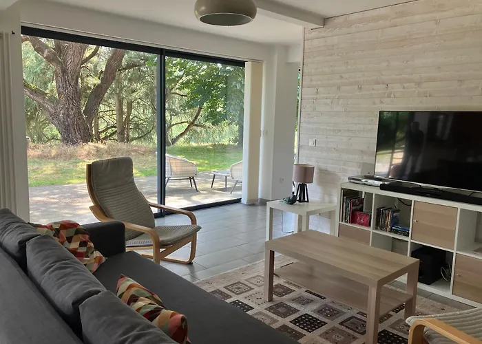 בית נופש Calme Et Spacieux Pour Amoureux De La Nature Le Longeron